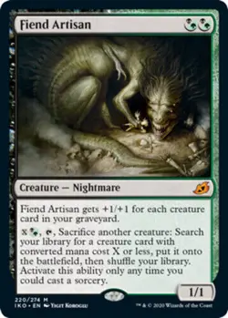 MTG Fiend Artisan Ikoria: Lair of Behemoths Regular NM - Image 1