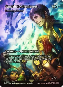 Vana'diel Adventurers (Laboratory Maniac) Foil Final Fantasy MTG NM - Image 1
