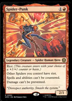 MTG SPM Spider-Punk Normal NM - Image 1