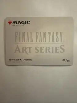 MTG Tataru Taru Art (Gold-Stamped Signature) Art Series: FINAL FANTASY 25/53 - Image 4