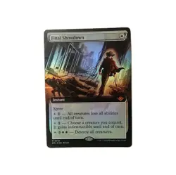 1x Final Showdown, Foil Extended Art, Outlaws of Thunder Junction MTG NM - Image 1