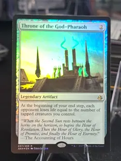 FOIL Throne Of The God-Pharoah Amonkhet MTG English - Image 1