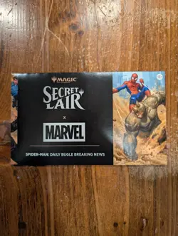 MTG Secret Lair x Marvel's Spider-Man: Daily Bugle Breaking News (Non-foil) - Image 1