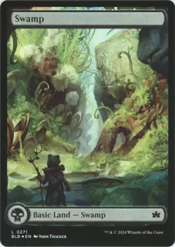 x4 Swamp Foil - 0271 - BLB Bloomburrow MTG - Image 1