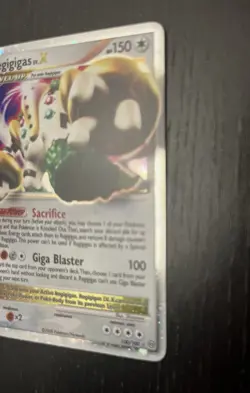 Regigigas LV x 100/100 Stormfront Platinum Pokemon Card Holo Ultra Rare - Image 2