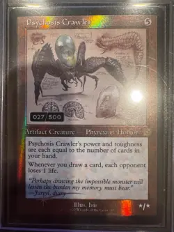 MTG Psychosis Crawler (Schematic) (Serial Numbered) The Brothers' War - 027/500 - Image 1