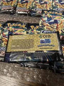 QTY:20 New Pokemon TCG Crown Zenith Booster Packs Lot SEALED - Image 4