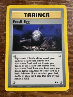 Fossil Egg 72/75 Pokemon Neo Discovery - Image 1