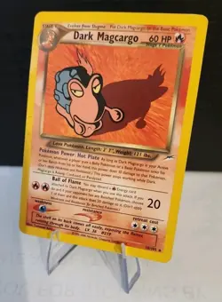 Pokemon Dark Magcargo TCG 18/105 Neo Destiny Regular Unlimited LP - Image 1