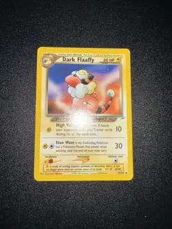Pokemon TCG Dark Flaaffy 34/105 Neo Destiny Regular Uncommon LP - Image 1