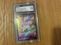 Pokemon: Sylveon V 09 13/15 Gem Pack Vol.2 S-Chinese Pokemon TCG CGC 10! - Image 1