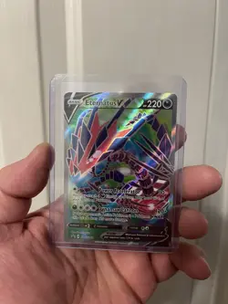 Eternatus V Full Art Black Star Promo SWSH044 Sword & Shield Pokemon TCG - Image 1
