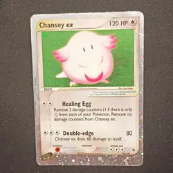 Pokemon Chansey ex EX Ruby & Sapphire Ultra Rare Holo 96/109 120 HP Basic 2003 - Image 1