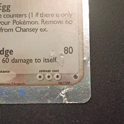 Pokemon Chansey ex EX Ruby & Sapphire Ultra Rare Holo 96/109 120 HP Basic 2003 - Image 4