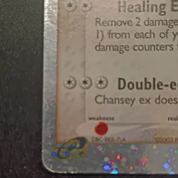 Pokemon Chansey ex EX Ruby & Sapphire Ultra Rare Holo 96/109 120 HP Basic 2003 - Image 5