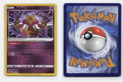 RADIANT ALAKAZAM 059/195 RADIANT RARE SILVER TEMPEST POKEMON - Image 4