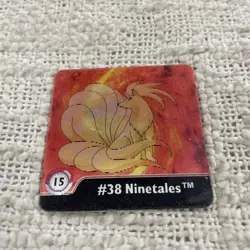 Pokemon Series 1 Action Flipz Original 1999 No. 15 Vulpix Ninetales - Image 2