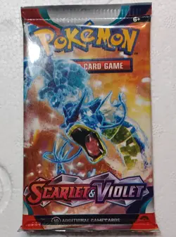 Pokemon TCG Scarlet and Violet Base Set Booster Pack Factory Sealed - Image 1