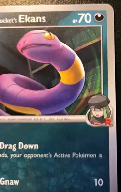 Team Rocket's Ekans 112/182 Common Scarlet & Violet: Destined Rivals Pokemon TCG - Image 3