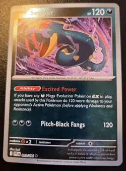 Seviper 062/094 Reverse Holo Uncommon Phantasmal Flames Pokemon TCG - Image 1