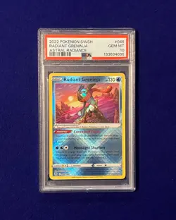 PSA 10 Radiant Greninja #46 Astral Radiance 2022 Pokemon GEM MINT - Image 1