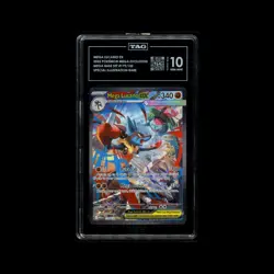 Pokemon Mega Lucario EX #179 Mega Evolution Illustration Rare Holo TAG 10 - Image 1