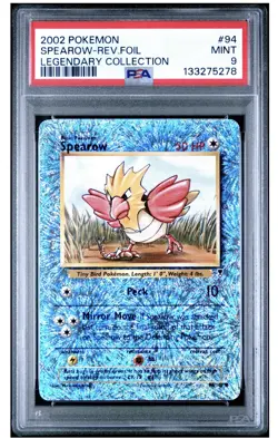 Pokemon TCG Spearow Legendary Collection Reverse Holo PSA 9 94/110 2002 - Image 1