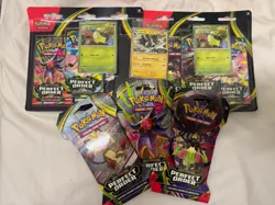 Pokemon Perfect Order Booster Packs Lot Chikorita Luxray promo TCG Packs English - Image 1