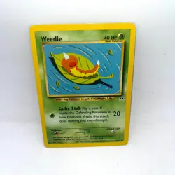 Weedle 70/75 Common Neo Discovery Pokemon Unlimited Moderately Played - Image 1