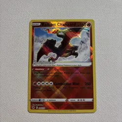 Pokemon TCG Radiant Charizard 020/159 Crown Zenith Holo MINT - Image 1