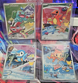 Pokemon TCG First Partner Illustration Collection Series 1 Kanto GEN 1 Starters - Image 1