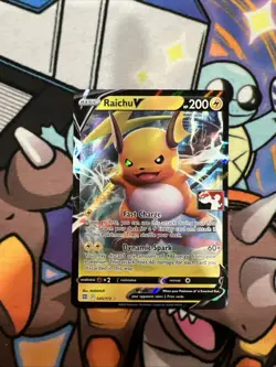 1x Raichu V (#045/172) - Holofoil NM Eng Pokemon - Prize Pack Series - Image 1