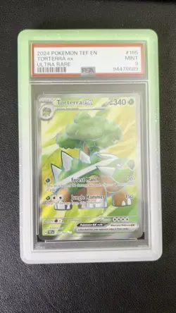 Pokemon TCG Torterra EX Full Art Ultra Rare: Temporal Forces 185/162 PSA 9 - Image 2