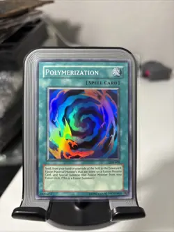 Yu-Gi-Oh! TCG Polymerization Legend of Blue Eyes White Dragon LOB-059 Unlimited - Image 1