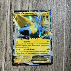 Pokemon TCG Manectric EX 23/119 Ultra Rare XY Phantom Forces LP/NM - Image 1