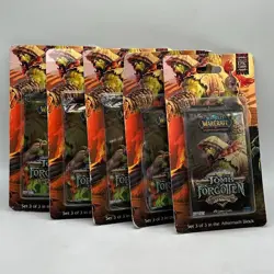 5x World Of Warcraft Tomb Of The Aftermath Blister Packs New Factory Sealed - Image 1