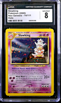 Slowking 14/111 Holo - 2000 English Neo Genesis - CGC 8 NM/Mint - Image 1
