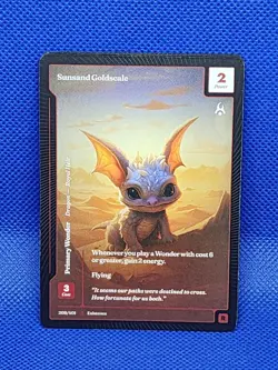 Wonders of the First Sunsand Goldscale Rare Existence - Image 1