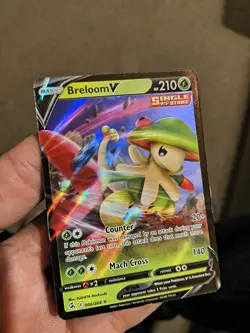 Pokemon TCG Breloom v Fusion Strike Holo Ultra Rare Card 006/264 - Image 2