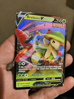 Pokemon TCG Breloom v Fusion Strike Holo Ultra Rare Card 006/264 - Image 5