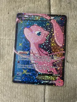 Pokemon Mew EX Ultra Rare Full Art Legendary Treasures RC24/RC25 Holo Card - Image 1