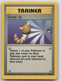 Pokemon Card Scoop Up Rare Base Set 078/102 - Image 1