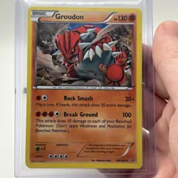 Groudon 84/160 2015 Primal Clash Cracked Ice Holo Pokemon Card TCG NM - Image 1