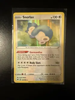 Snorlax Holo Rare NM Pokemon Card Vivid Voltage 131/185 - Image 1