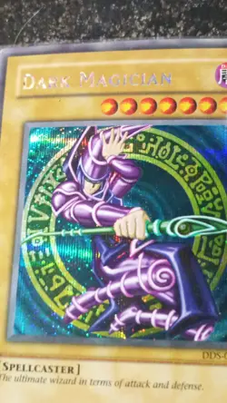 Konami Dark Magician DDS-002 Holo Monster Card Yu-Gi-Oh! TCG English - Image 2