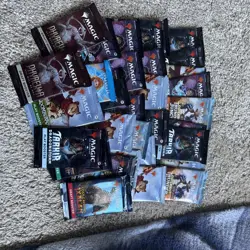 Lot of 31 old & new Magic The Gathering MTG Packs - Unopened Draft/Set Boosters! - Image 1