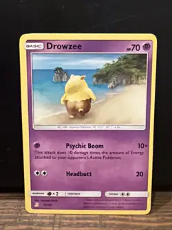 Drowzee 22/30 - Alolan Raichu Trainer Kit - Pokemon Card TCG - LP - Image 1