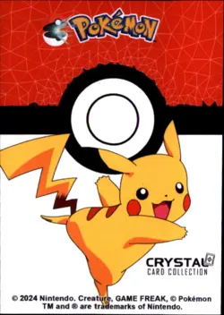 Pokemon Crystal Card Collection Set #037 Vulpix Cracked Ice Holo - Image 2