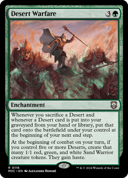 MTG Magic 1x Desert Warfare (M/NM) Modern Horizons 3 - Image 1