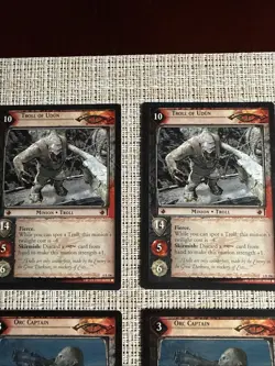 Lord of the Rings TCG 10 Rare Card Lot Sauron Culture - Image 2